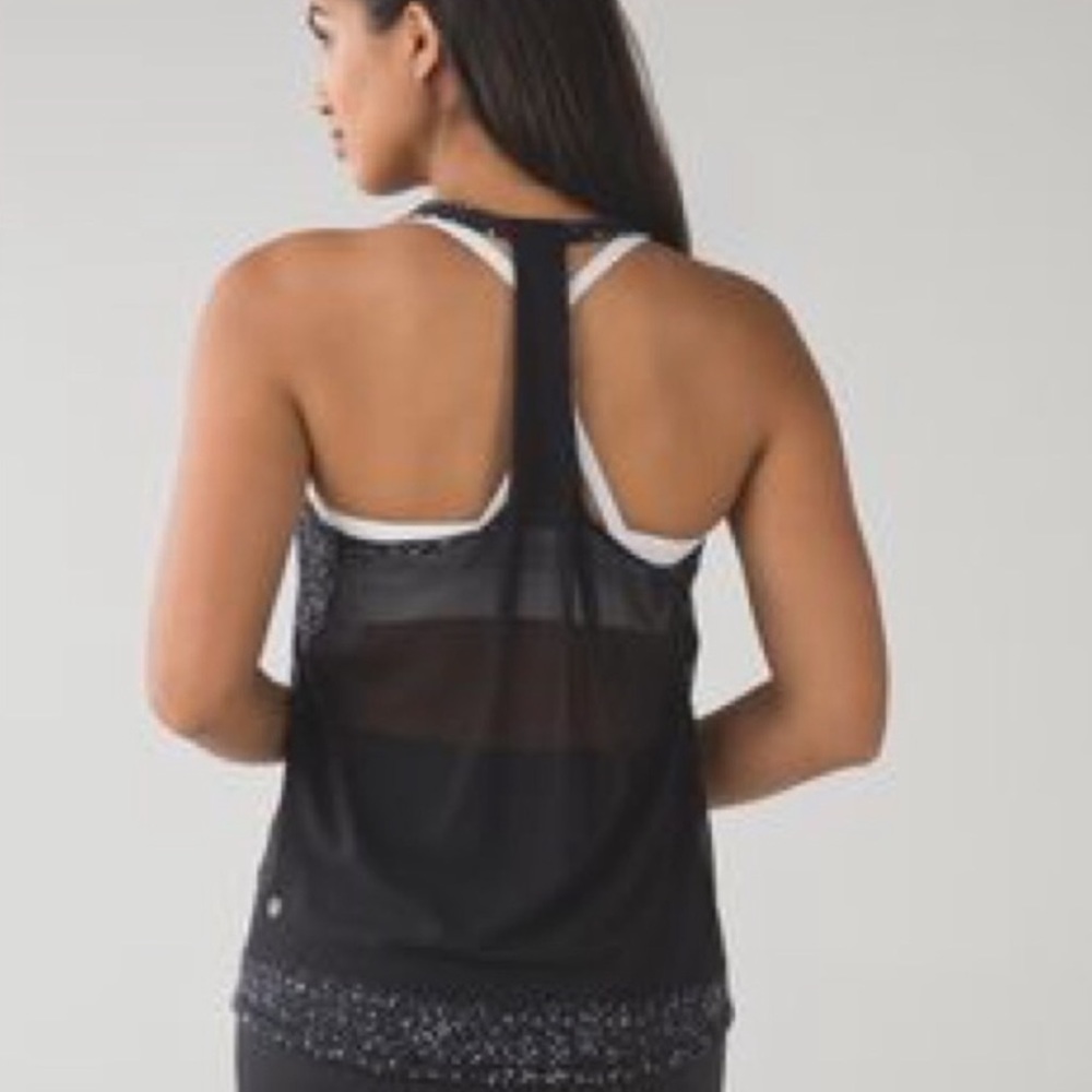 Lululemon mesh racerback tank